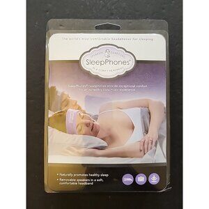 SleepPhones AcousticSheep Classic | Corded Headphones for Sleep, Travel, L-XL